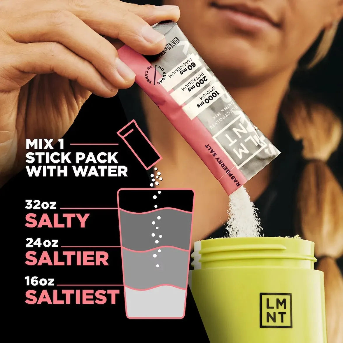 LMNT Zero-Sugar Electrolytes(Raspberry Salt)