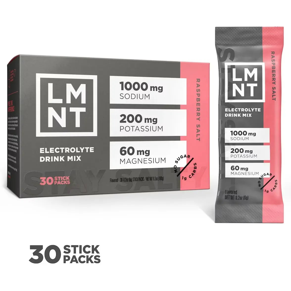 LMNT Zero-Sugar Electrolytes(Raspberry Salt)