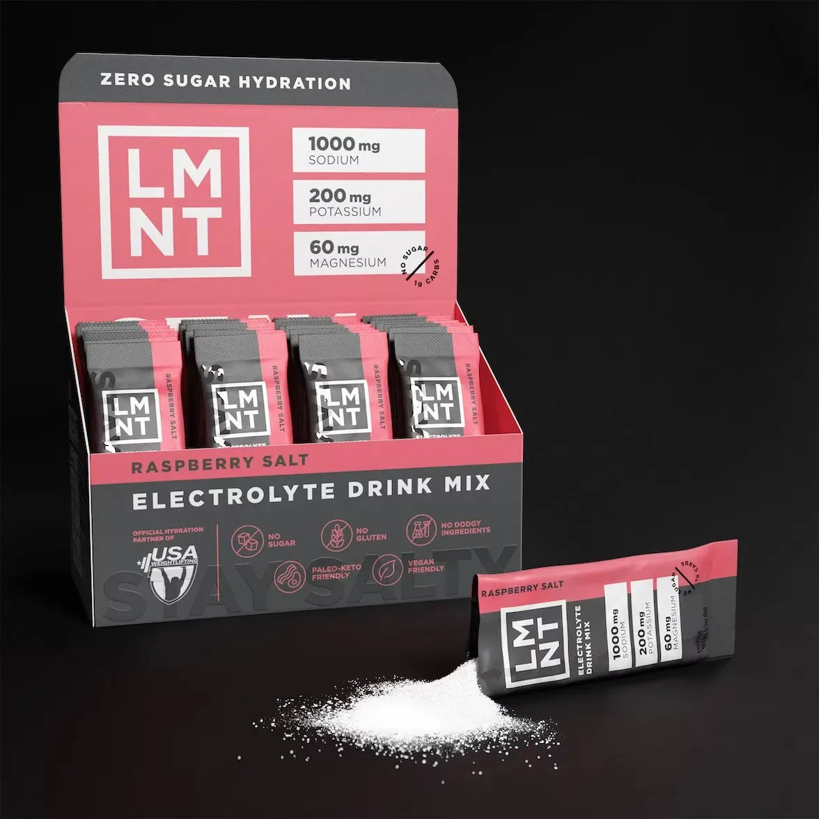 LMNT Zero-Sugar Electrolytes(Raspberry Salt)
