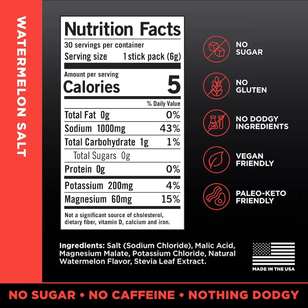 LMNT Zero-Sugar Electrolytes(Watermelon Salt)