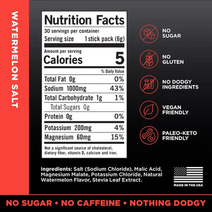 LMNT Zero-Sugar Electrolytes（Watermelon Salt）